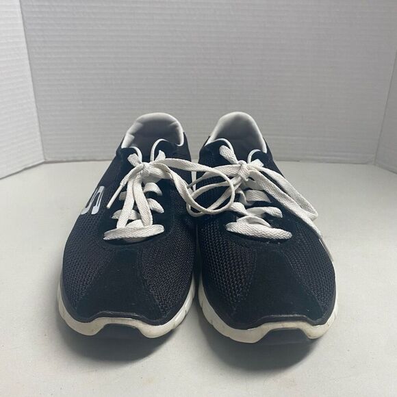 SKECHERS Women’s Air Cooled Memory Foam Black & White Lite Weight Athletic Shoes - Picture 12 of 12